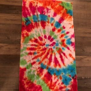 Handmade tie dye towel